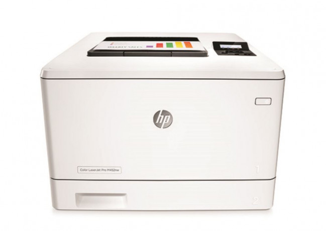 Принтер hp color laserjet pro m452nw замена картриджа